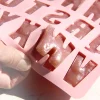 Molde de silicona con abecedario