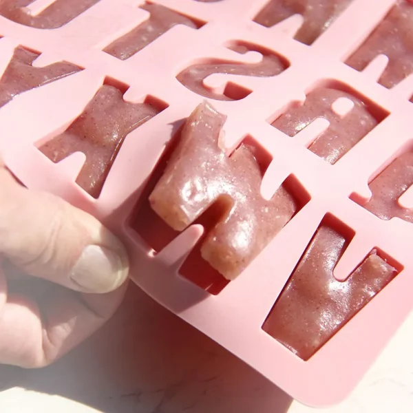Molde de silicona con abecedario