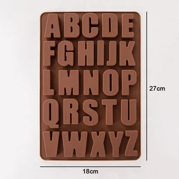 Moldes de silicona para chocolate