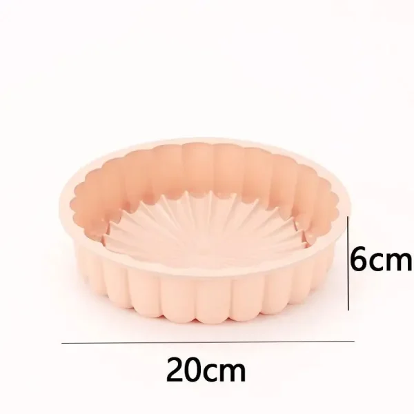 Molde de silicona con forma de girasol