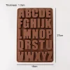 Molde de silicona con abecedario